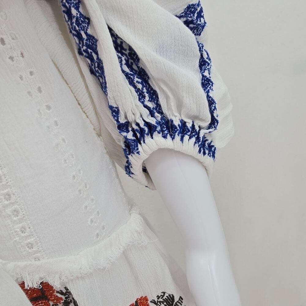Free People Wild Horses Mini Dress White S - Picture 5 of 7